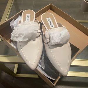 Steve Madden Fleur Bone Leather Mule, Size 7